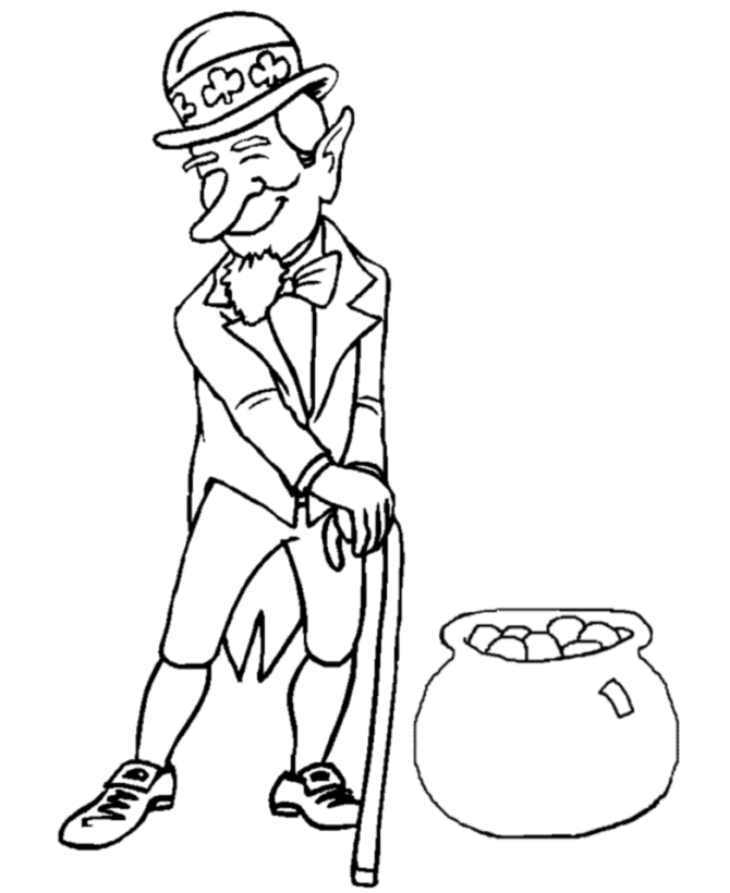 BlueBonkers: St Patrick's Day Coloring Page Sheets - 2 