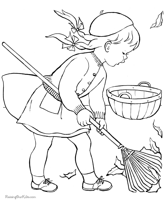 Free Fall Coloring Pages For Kids - Free Printable Coloring Pages 