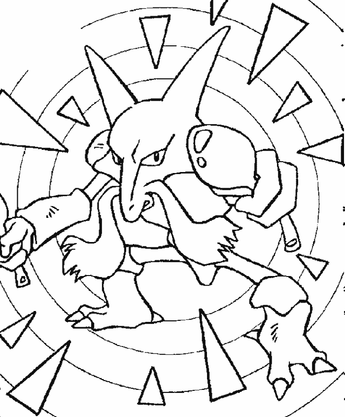 Mewtwo Coloring Pages