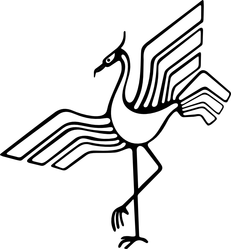 Clipart - Bird Emblem 3