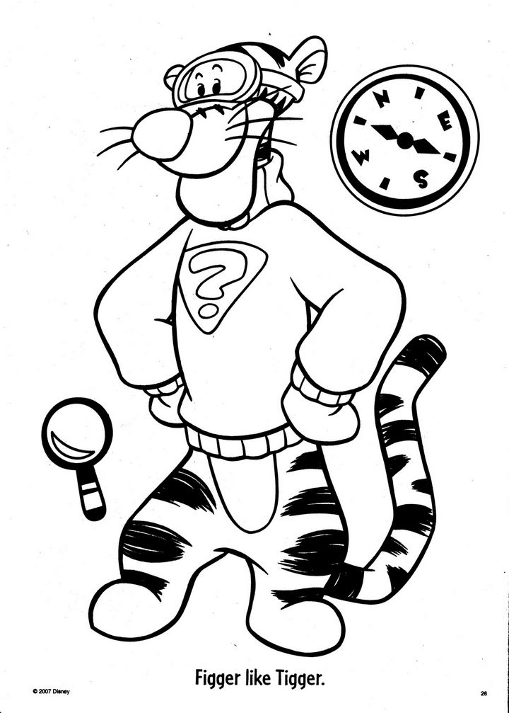 ds tigger the pooh Colouring Pages