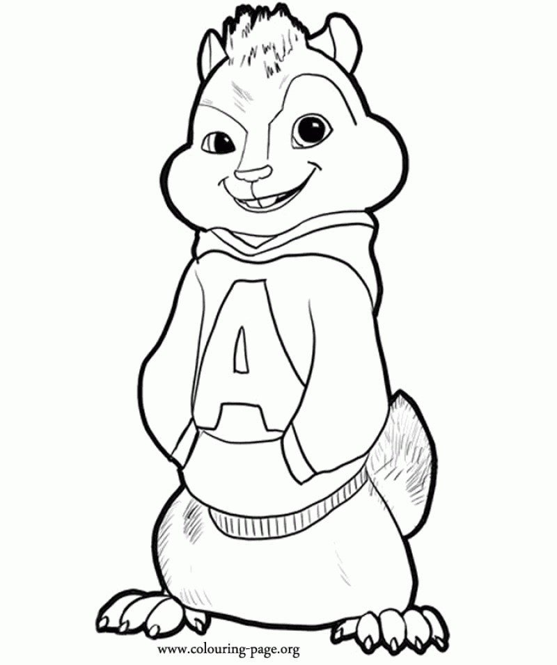 Alvin and the chipmunks alvin seville coloring page