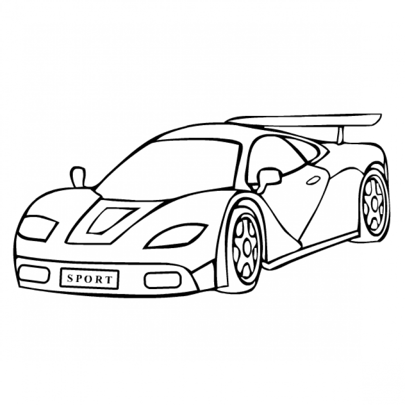 Print Cars - HD Printable Coloring Pages