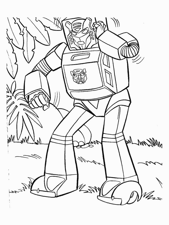 Coloring pages transformers - picture 3