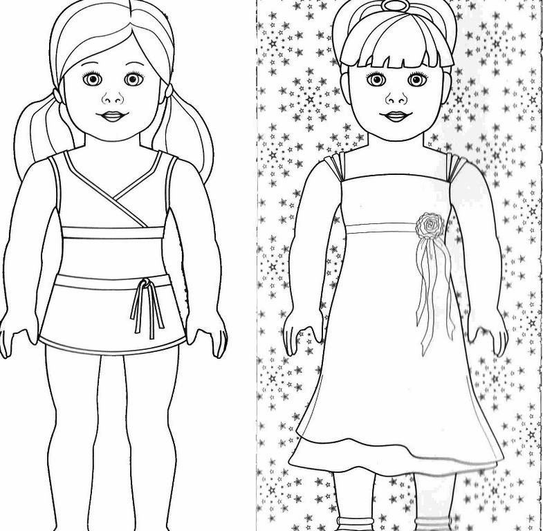American-girl-doll-coloring-pages |coloring pages for adults 