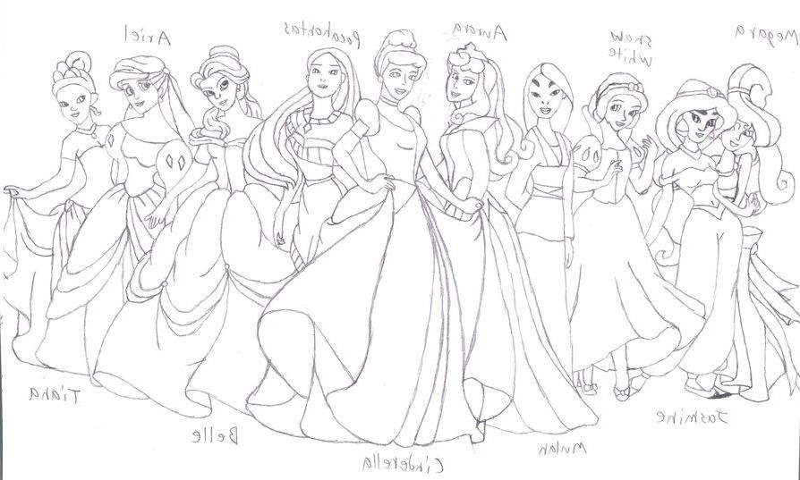 Disney Princess Coloring Pages - Free Coloring Pages For KidsFree 
