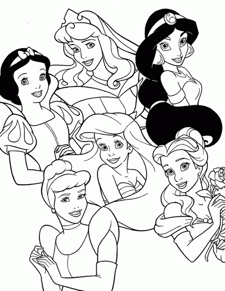 disney-princess-coloring-pages 