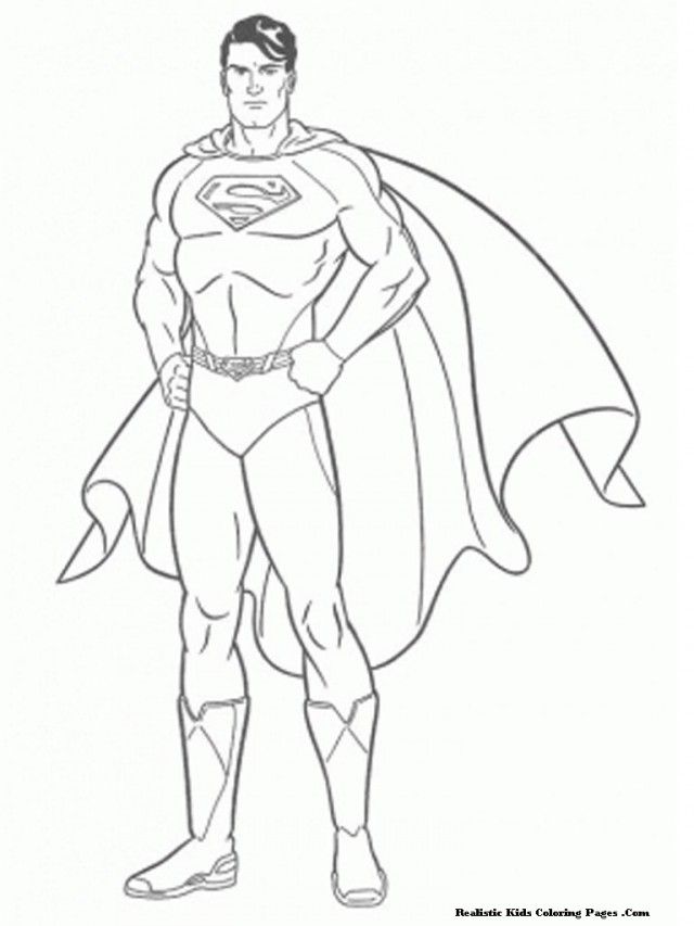 Man Of Steel Coloring Pages Realistic Coloring Pages 49990 