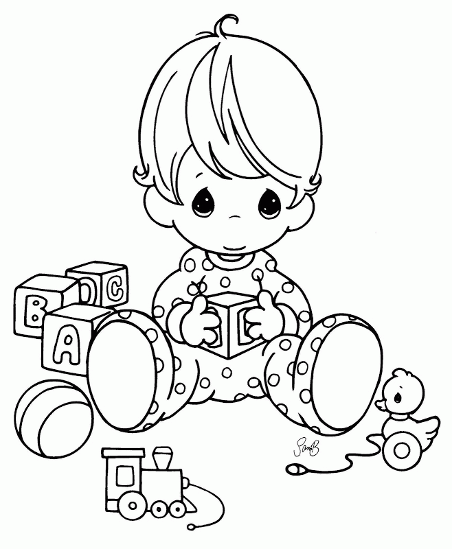 Precious Coloring Pages