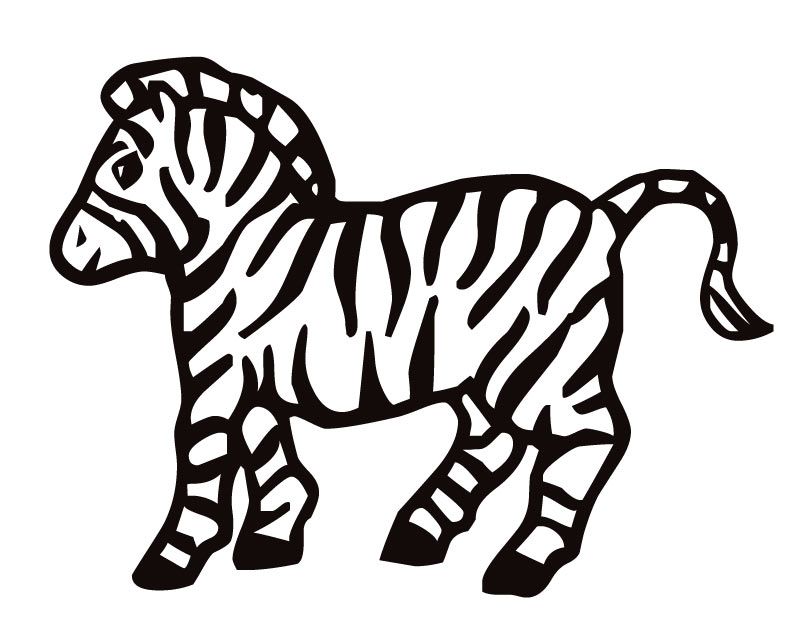 Zebra Print Coloring Pages - Coloring For KidsColoring For Kids
