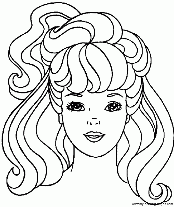 Coloring Barbie 096 /Page 19 / Barbie Coloring Pages