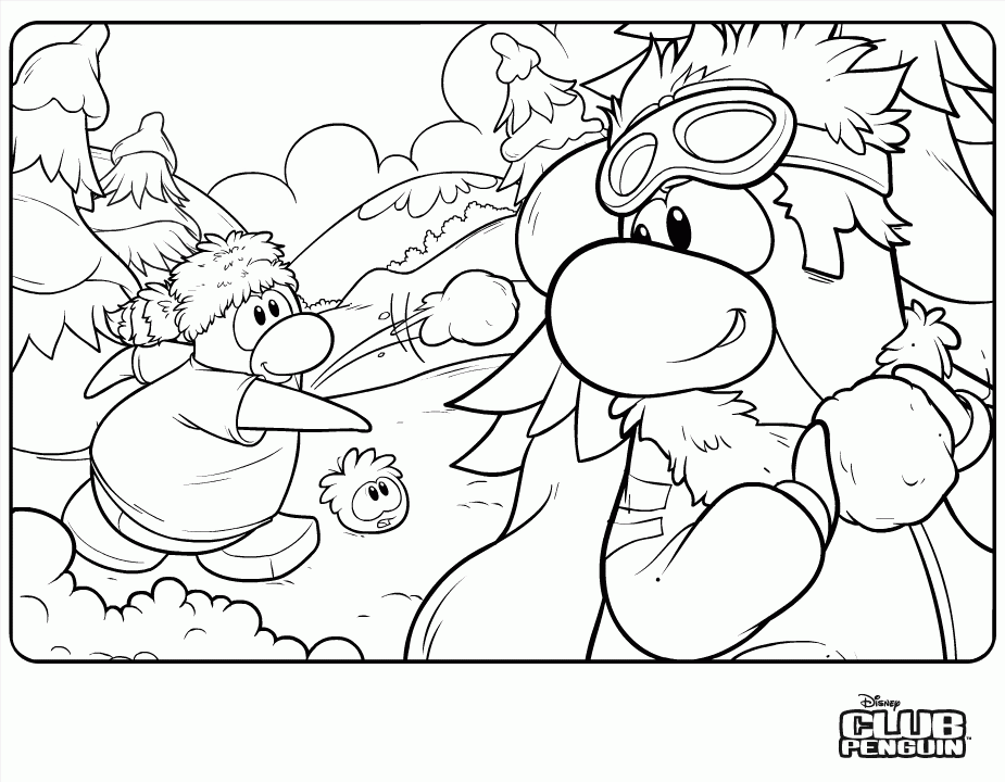 Club Penguin Cheats Blog with Wwerocks88: New Coloring Page and 