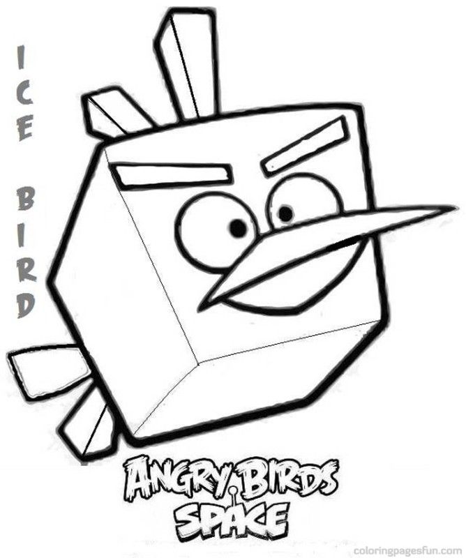 Angry Birds Space Coloring Pages 2 | Free Printable Coloring Pages 