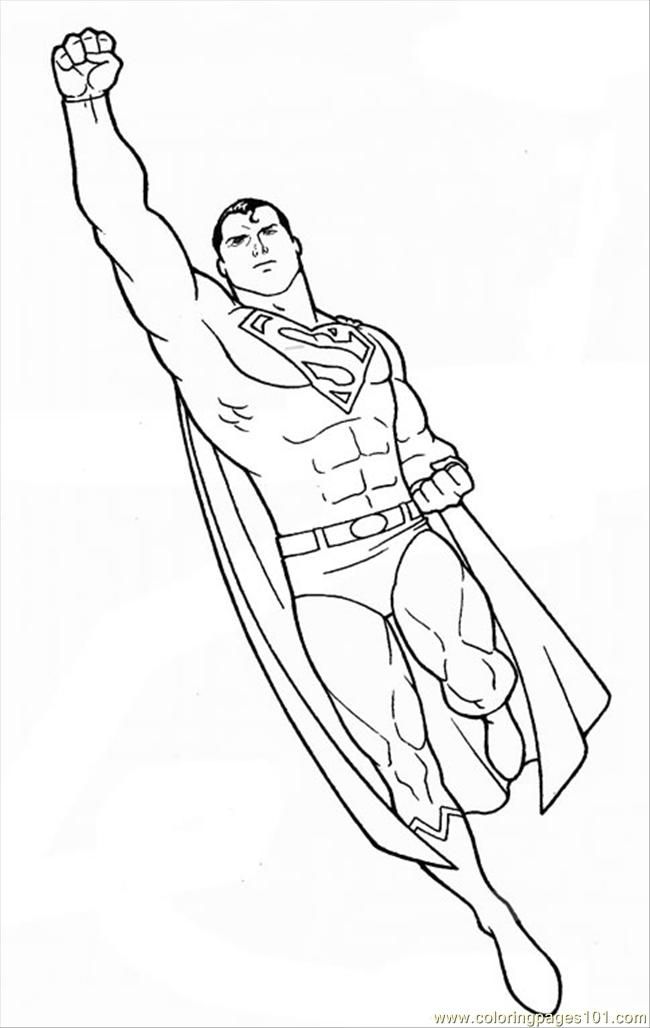 Download Picture Of Superman Cartoon - Coloring Home