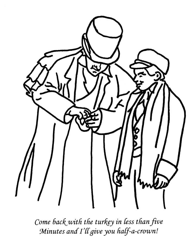 A Christmas Carol Coloring Pages - Coloring Home