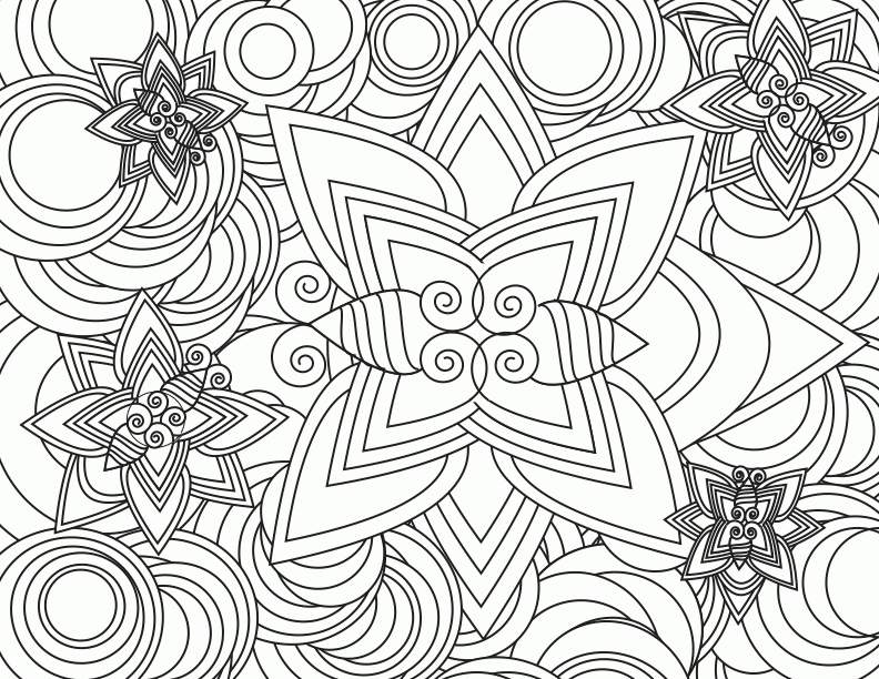 Coloring Pages Of Cool Designs - Free Printable Coloring Pages 