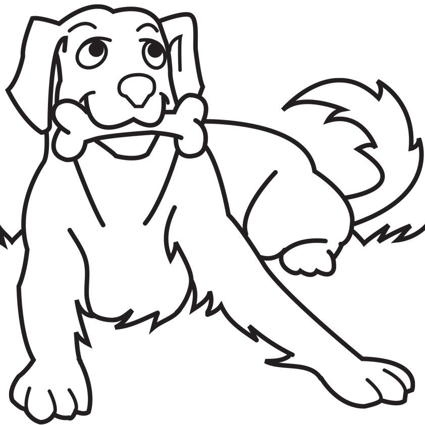 download Dog coloring pages for kids | Great Coloring Pages