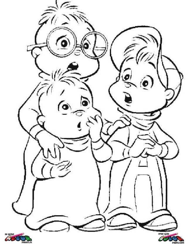 Alvin Chipmunks Coloring Pages Lowrider Car Pictures