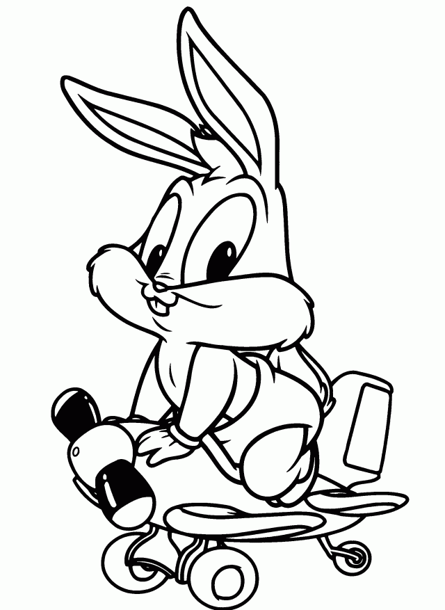 Baby Bugs Bunny Coloring Pages Printable Madagascar Th Coloring 