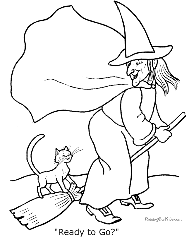 Printable Halloween coloring sheets | coloring pages
