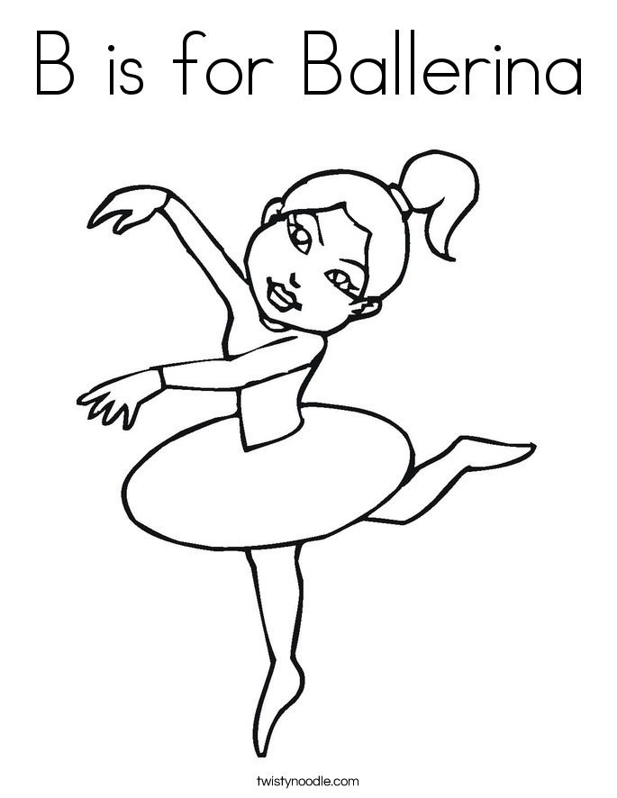 Ballerina Coloring Page | Coloring Pages