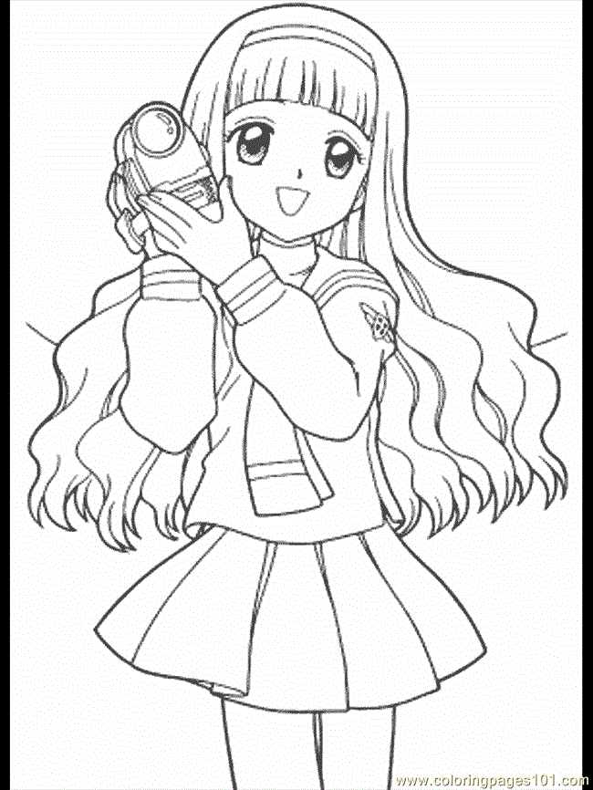 Coloring Pages Card Captors Coloring Pages 47 (Cartoons 