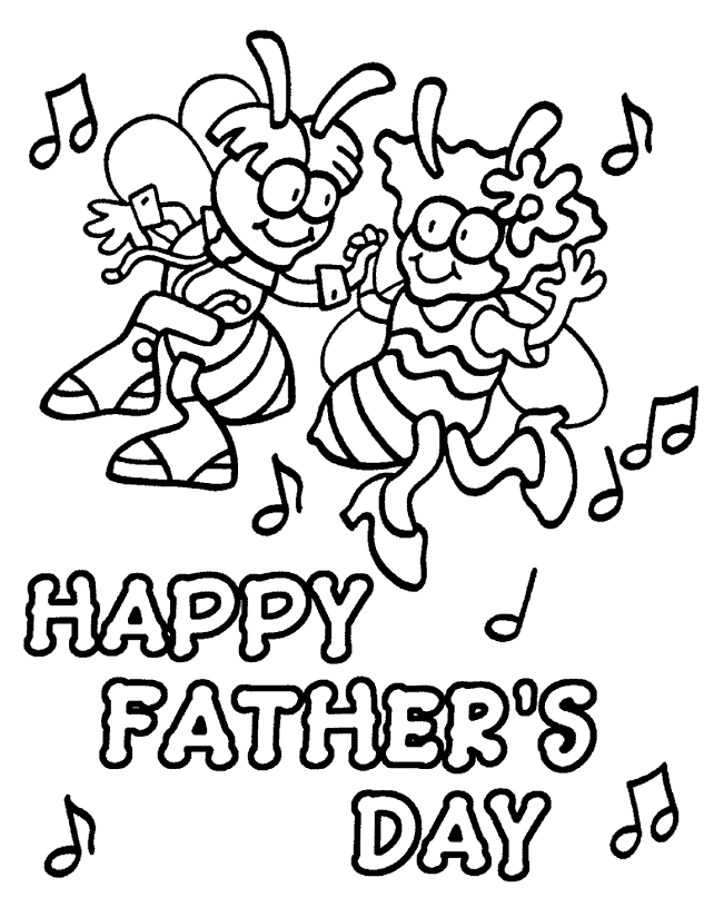 Fathers Day Colouring Pages (page 2)