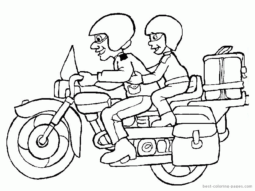 Motorcycles coloring pages | Best Coloring Pages - Free coloring 