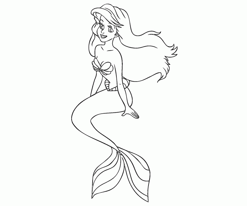 Coloring Pages Ariel Cake Ideas and Designs