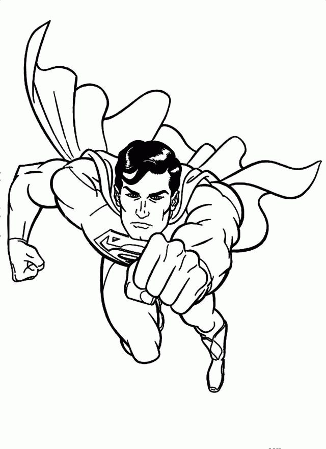 Man Of Steel Coloring Pages - Coloring Home