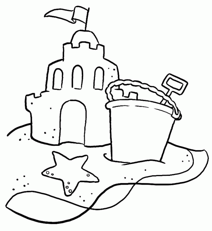 Printable Castle Coloring Home