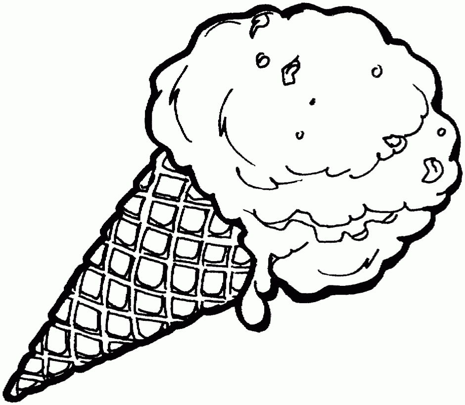 Coloring Pages Of Ice Cream Cone To Color Coloring Pages 286218 