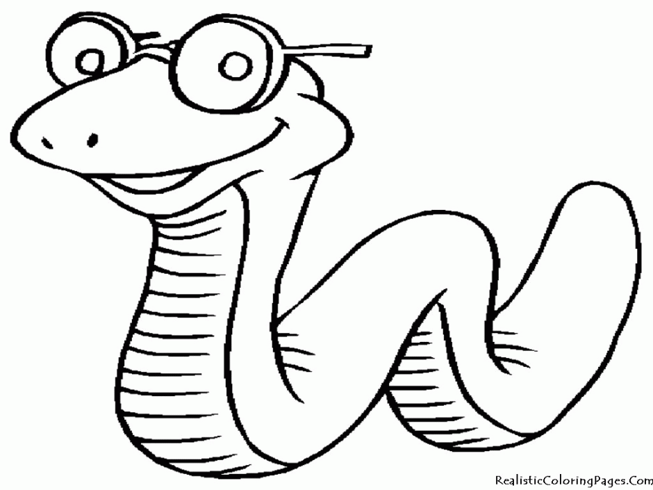 Cute Baby Snake Coloring Pages Printable KidsColoringPics 289748 