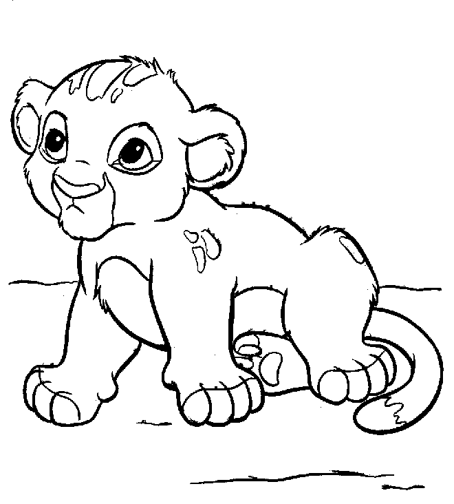 Lion King - Lion King Coloring Pages : Coloring Pages for Kids 