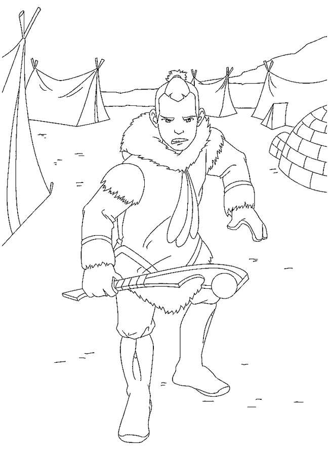 Avatar Coloring Pages ( The Last Airbender )