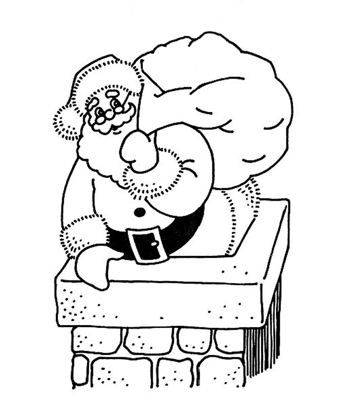 Santa Clause Coloring Pages