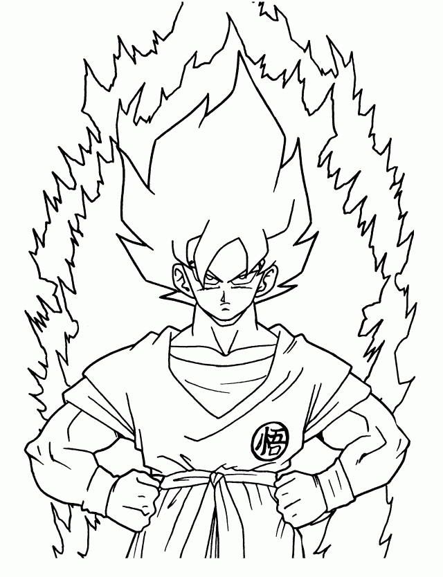 Dragon ball z Printable and Color Page | Coloring Pages