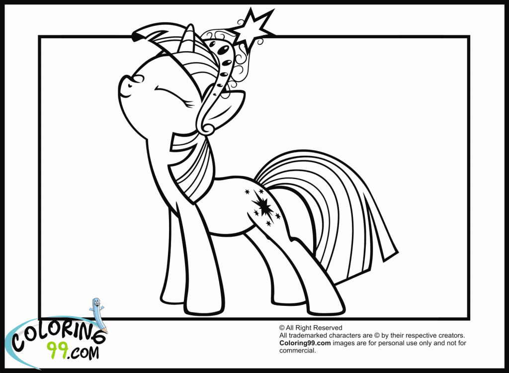 Twilight Sparkle Coloring Pages - Free Coloring Pages For KidsFree 