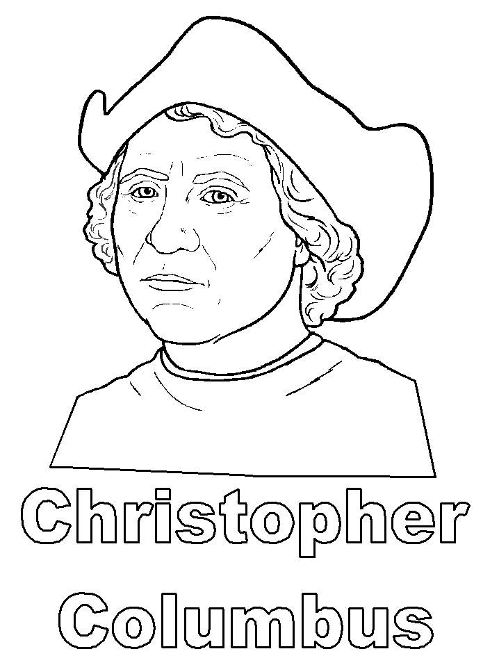 Christopher Columbus Drawing - Coloring Home