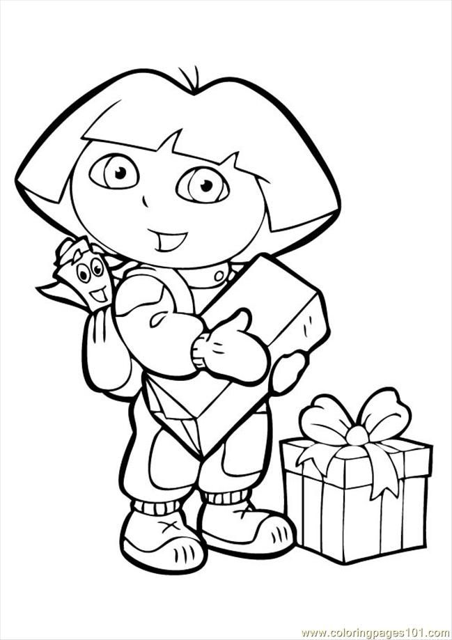 Coloring Pages Dora The Explorer (Cartoons > Dora the Explorer 