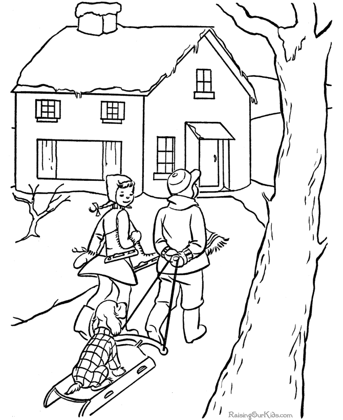winter castle coloring pages printable