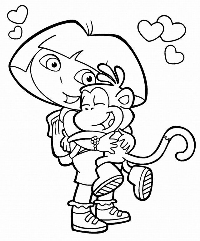 Dora Coloring Pages Id 2375 Uncategorized Yoand 245992 Adventure 
