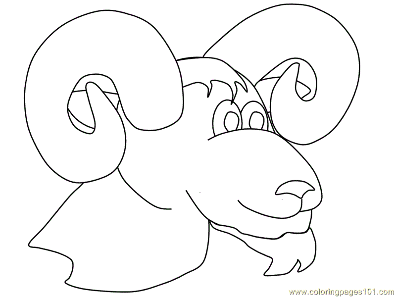 Dogod Ram Coloring Pages