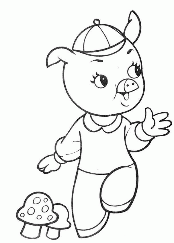 Pig Coloring Pages | Coloring Town
