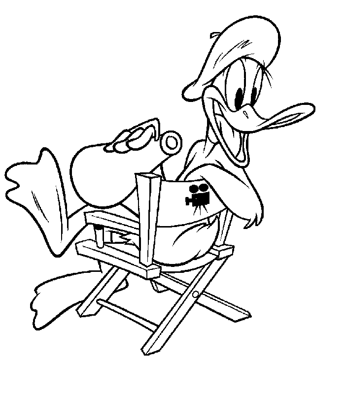 Daffy duck baby Colouring Pages