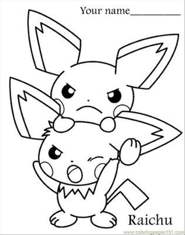Coloring Pages Pokemon%2bcoloring (Cartoons > Pokemon) - free 