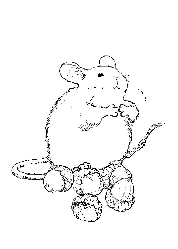 Coloring Page - Mouse animal coloring pages 7