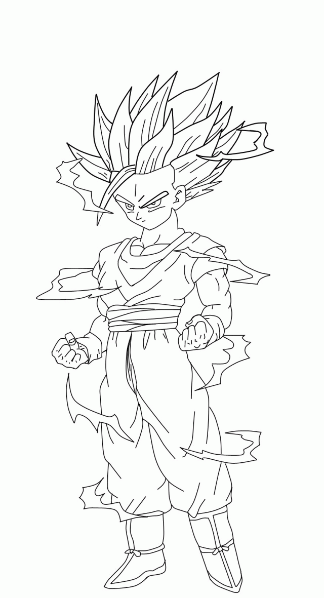 Download Gohan Coloring Pages - Coloring Home