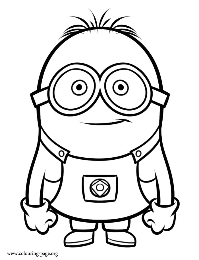 In this amazing Despicable Me 2 coloring page, you can meet the 