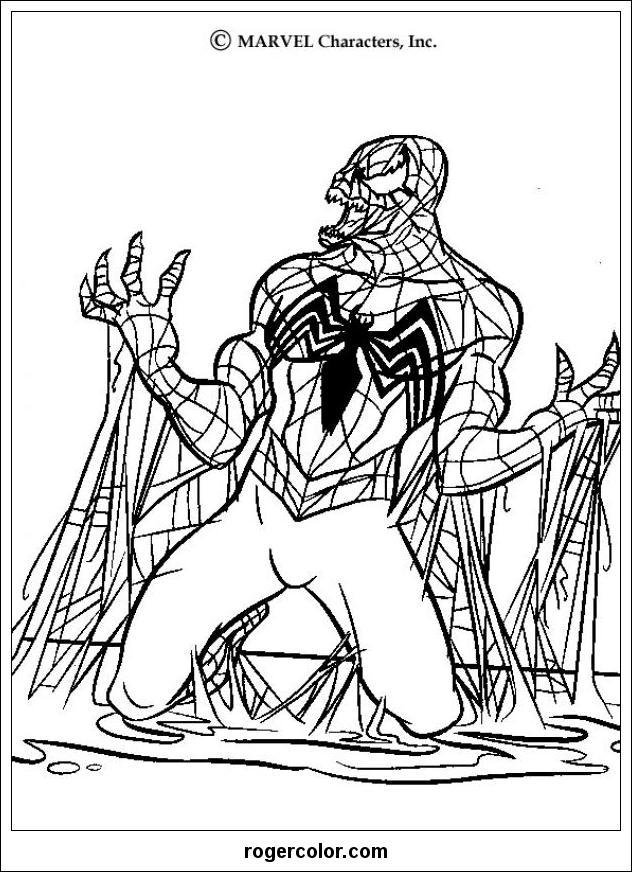 spider-man coloring pages